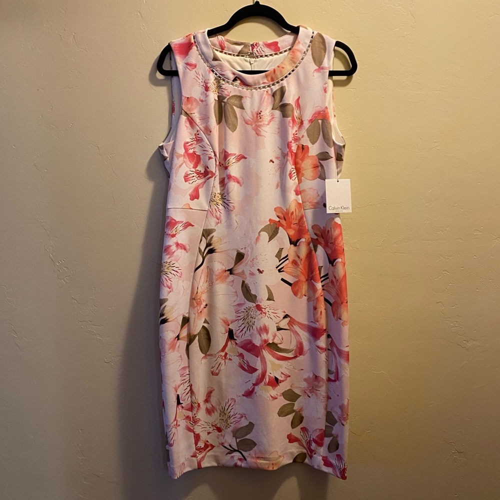 NWT Floral Calvin Klein Dress